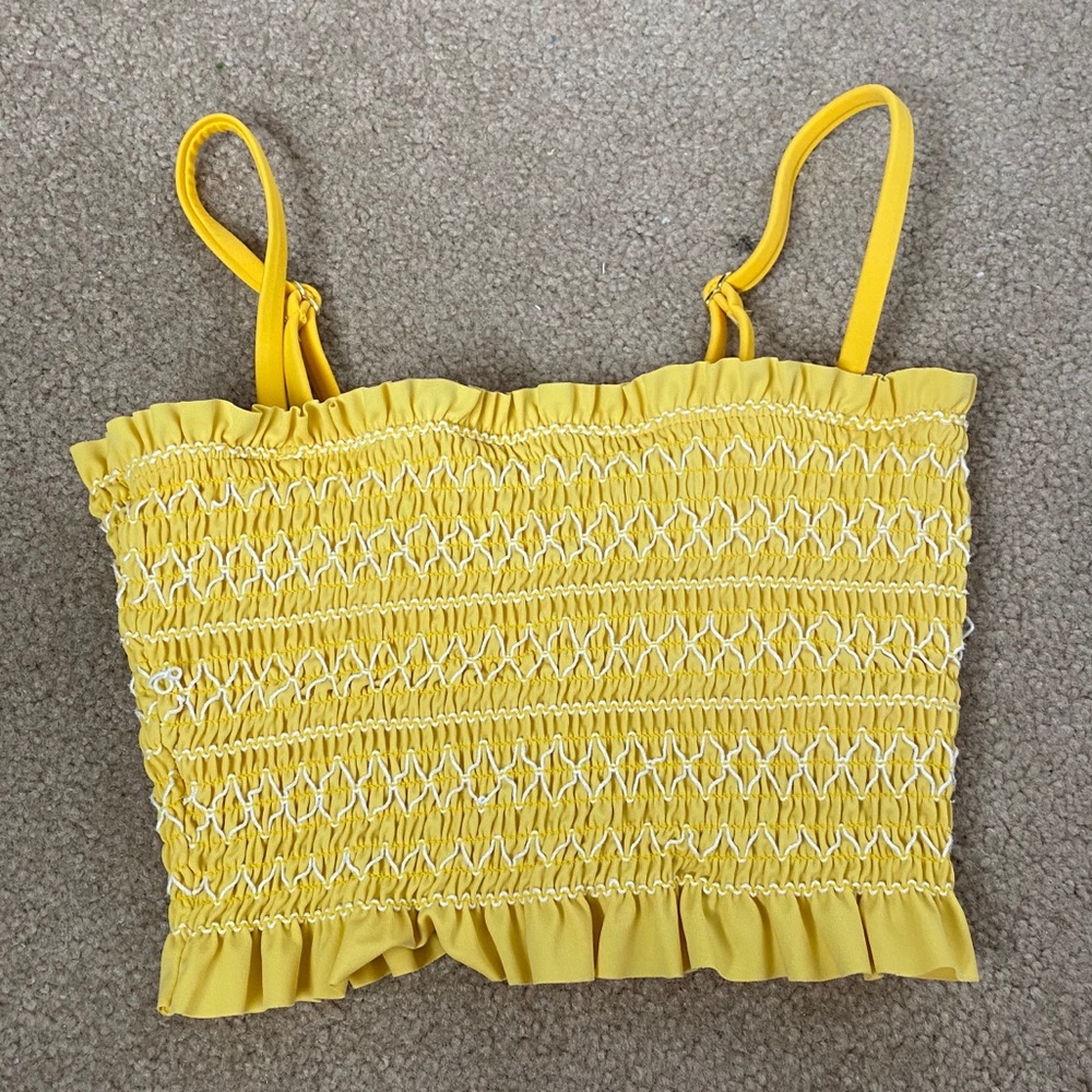 Yellow Bikini Top